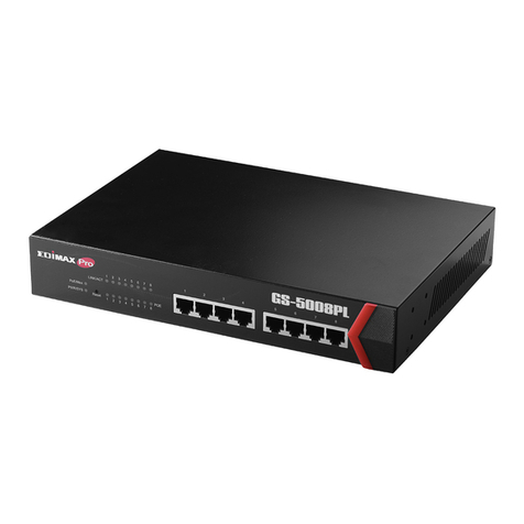 Edimax GS-5008PL User manual