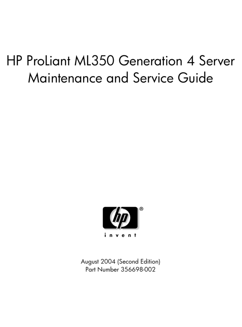 HP ProLiant ML350 Generation 4 Manual