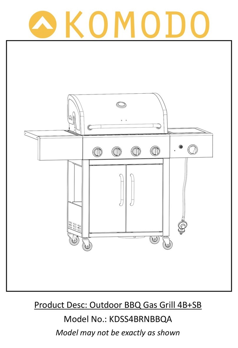 komodo KDSS4BRNBBQA User manual