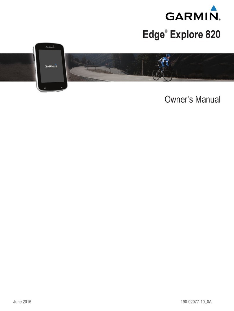 Garmin Edge Explore 820 owner's manual