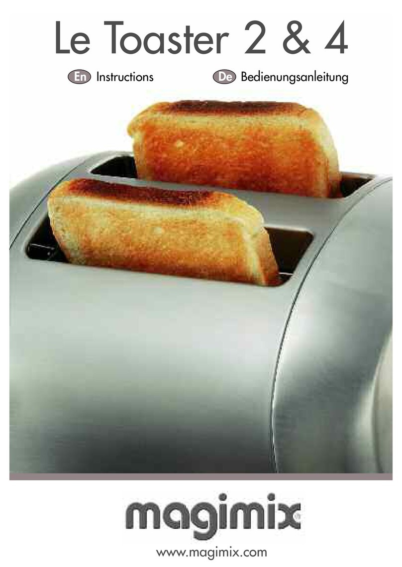 MAGIMIX LE TOASTER 2 instructions