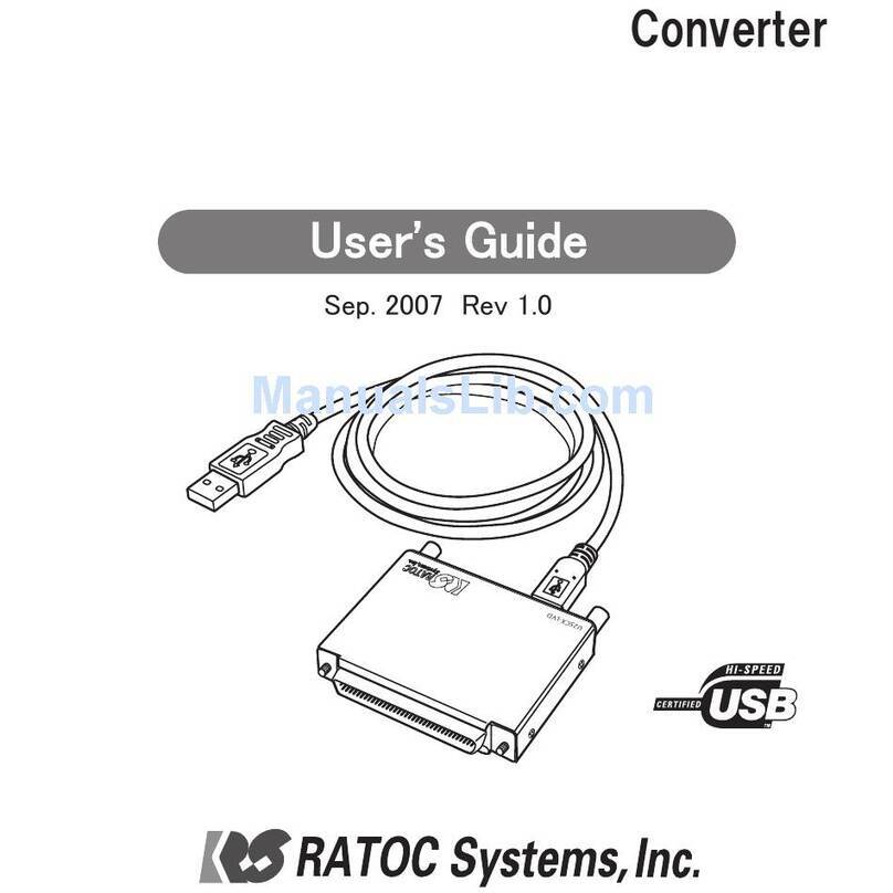 Ratoc Systems U2SCX-LVD user guide