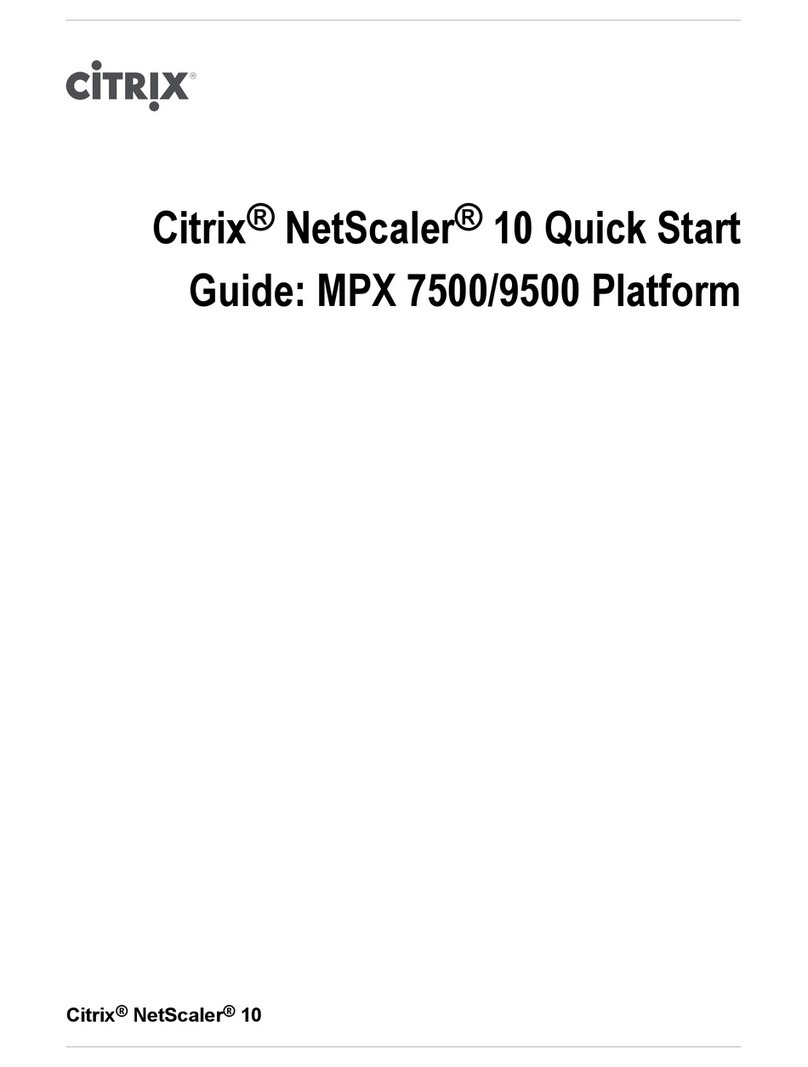 Citrix ADC MPX 7500 quick start guide