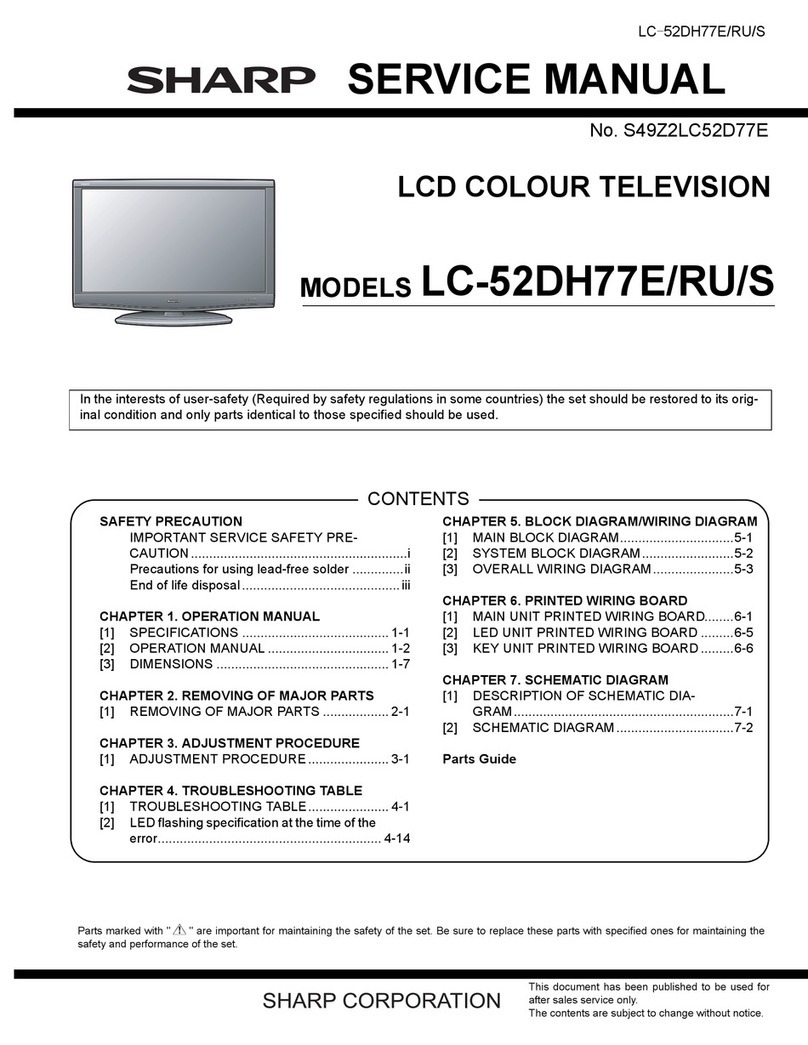 Sharp LC-52DH77E/RU/S User manual