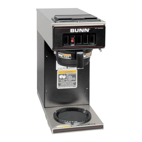 Bunn VP17 Series Operating instructions
