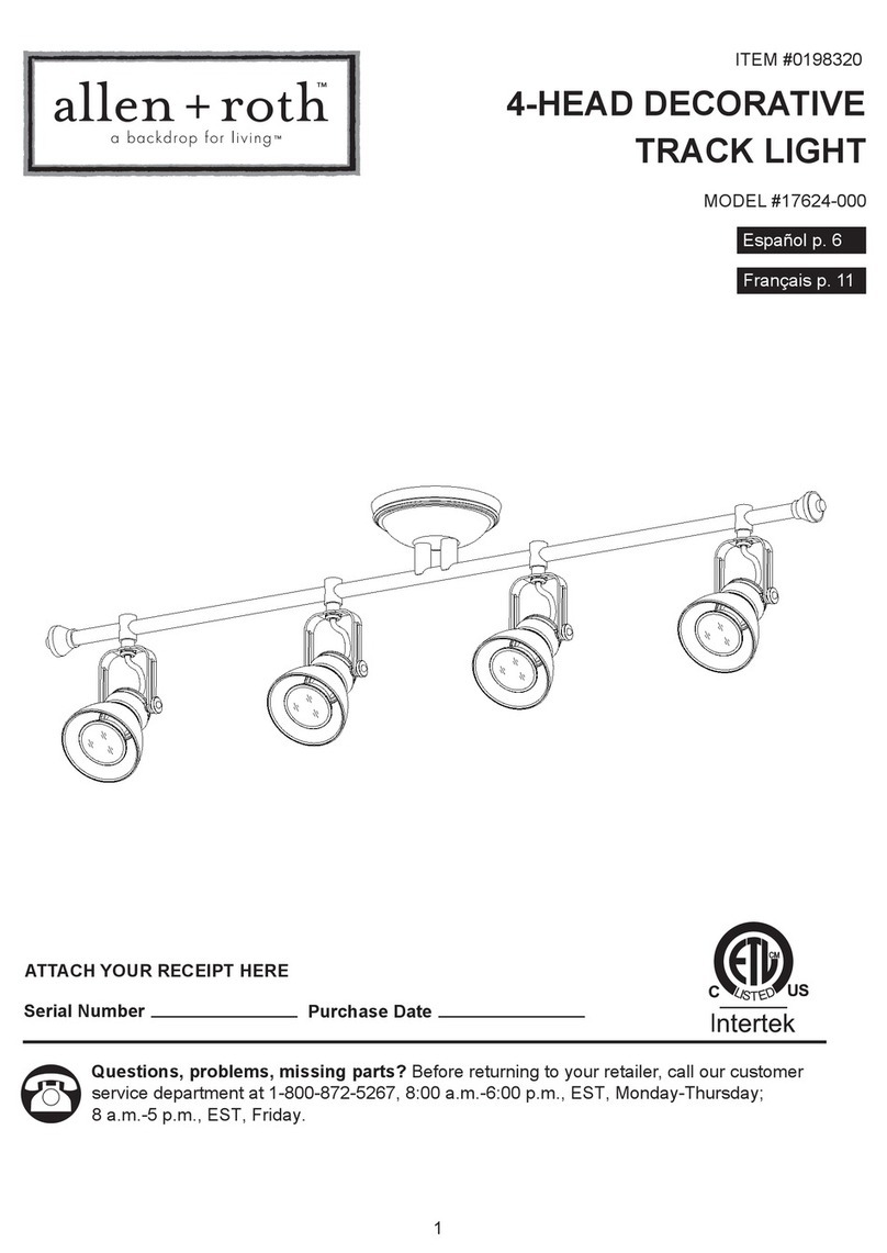 Allen + Roth 17624-000 user manual