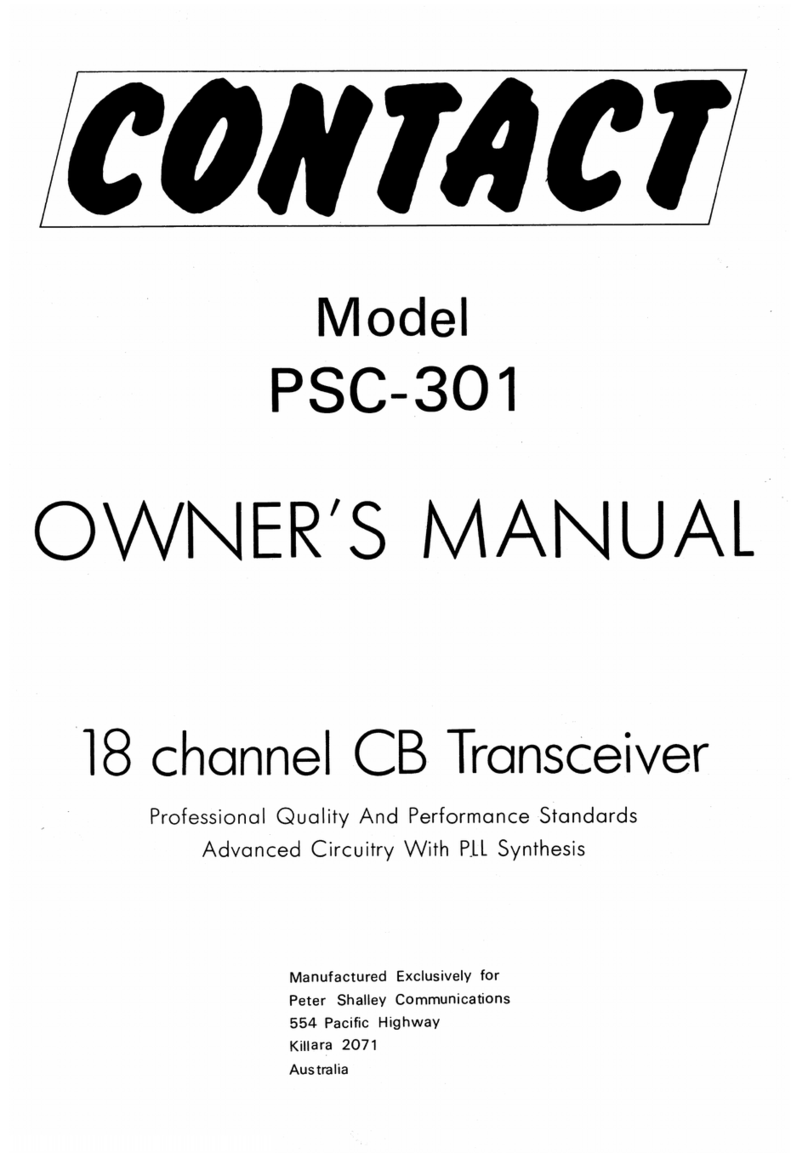 Contact PSC-301 owner's manual