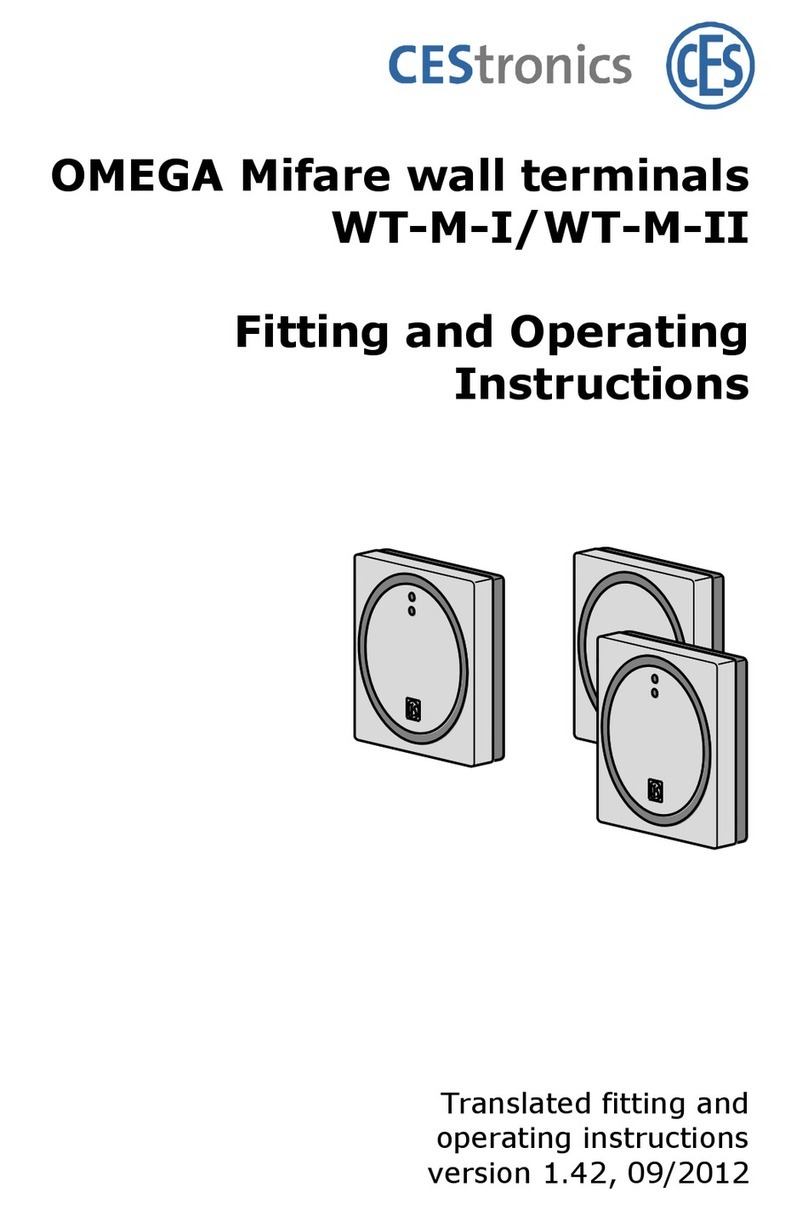 CEStronics WT-M-I Operating	 instruction