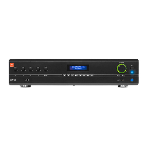 JBL VMA160 User manual
