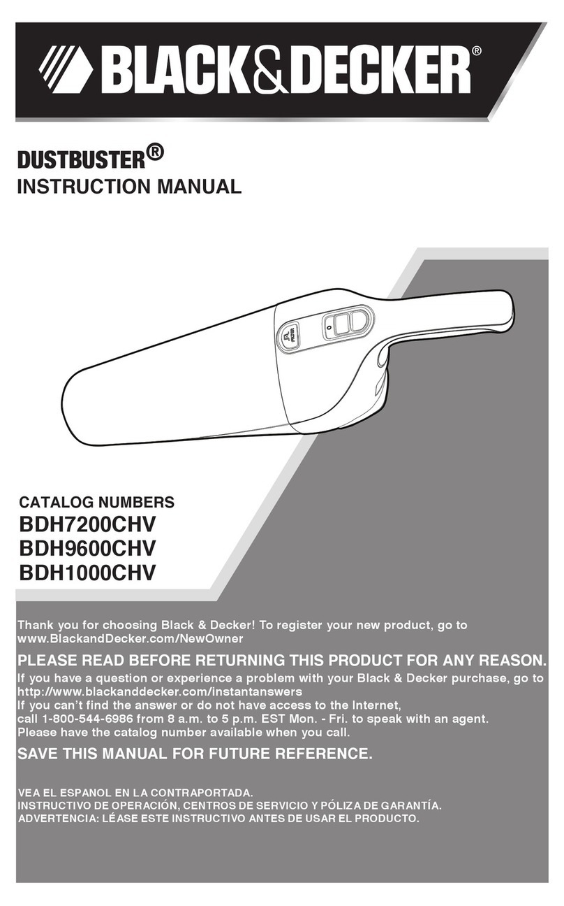 Black & Decker BDH7200CHV instruction manual