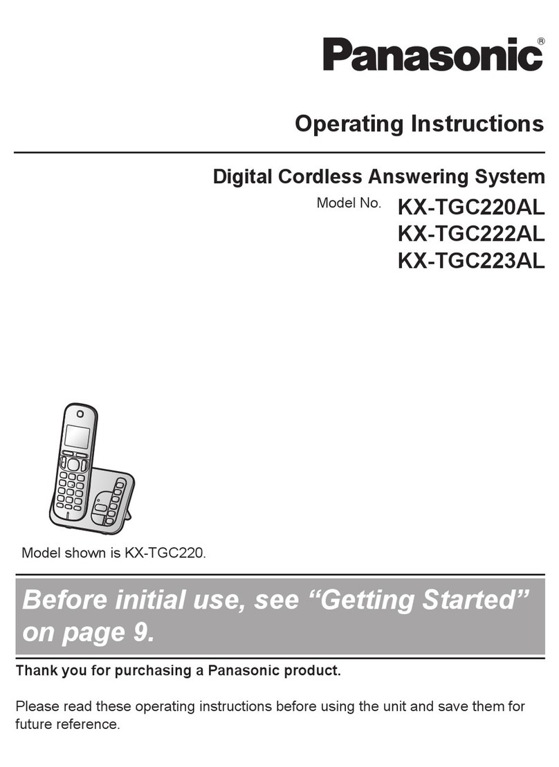 Panasonic KX-TGC220AL User manual