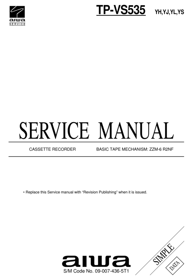 Aiwa TP-VS535 Service manual
