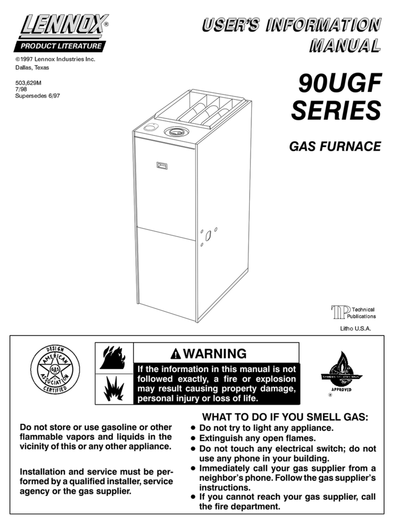 Lennox 90UGF SERIES Guide