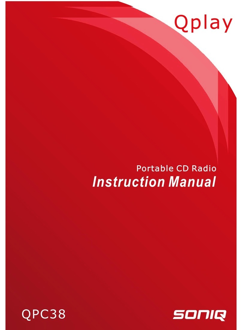 SONIQ QPC38 instruction manual