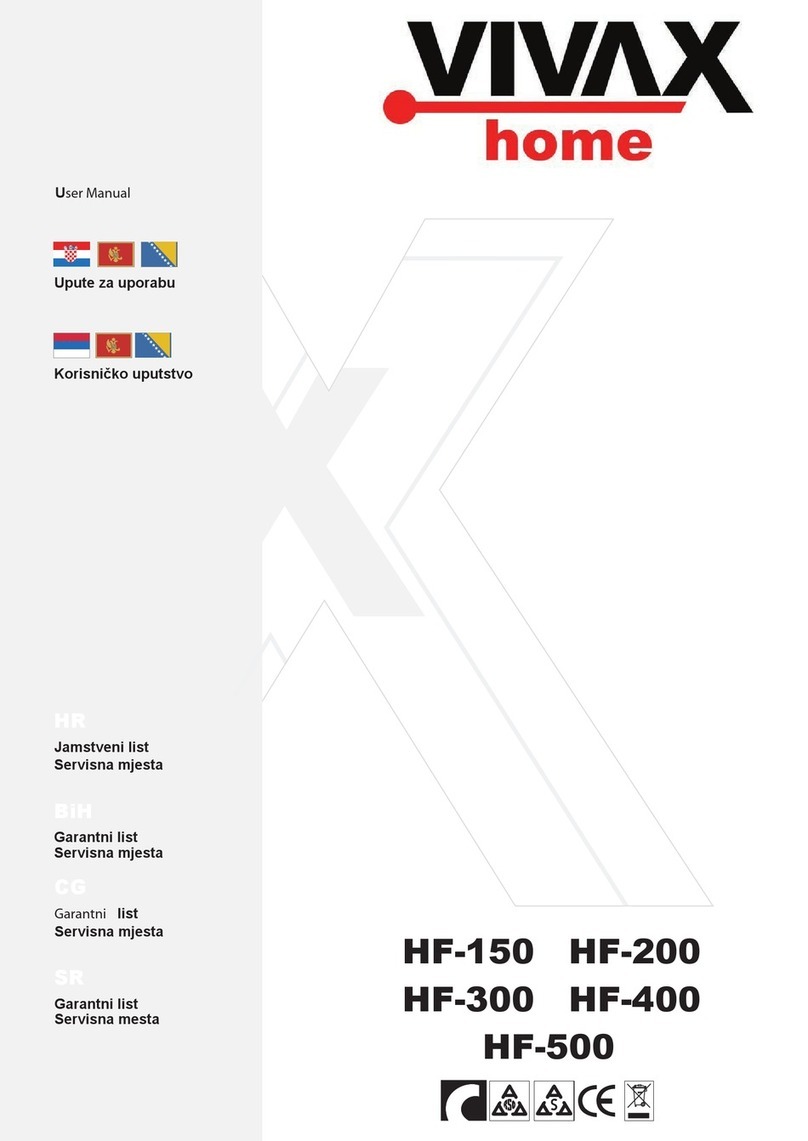 Vivax HF-150 user manual