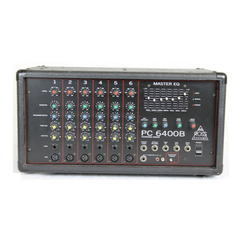 Ross PC6400B User manual Ross PC6400B User manual