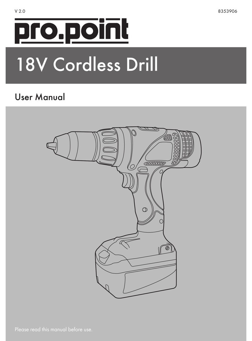 PROPOINT 18V Cordless Drill user manual
