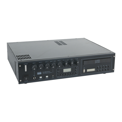 DAPAudio PA-805CDTU User manual