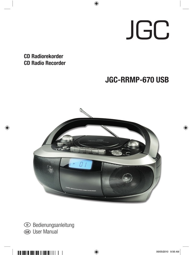 JGC JGC-RRMP-670 USB user manual