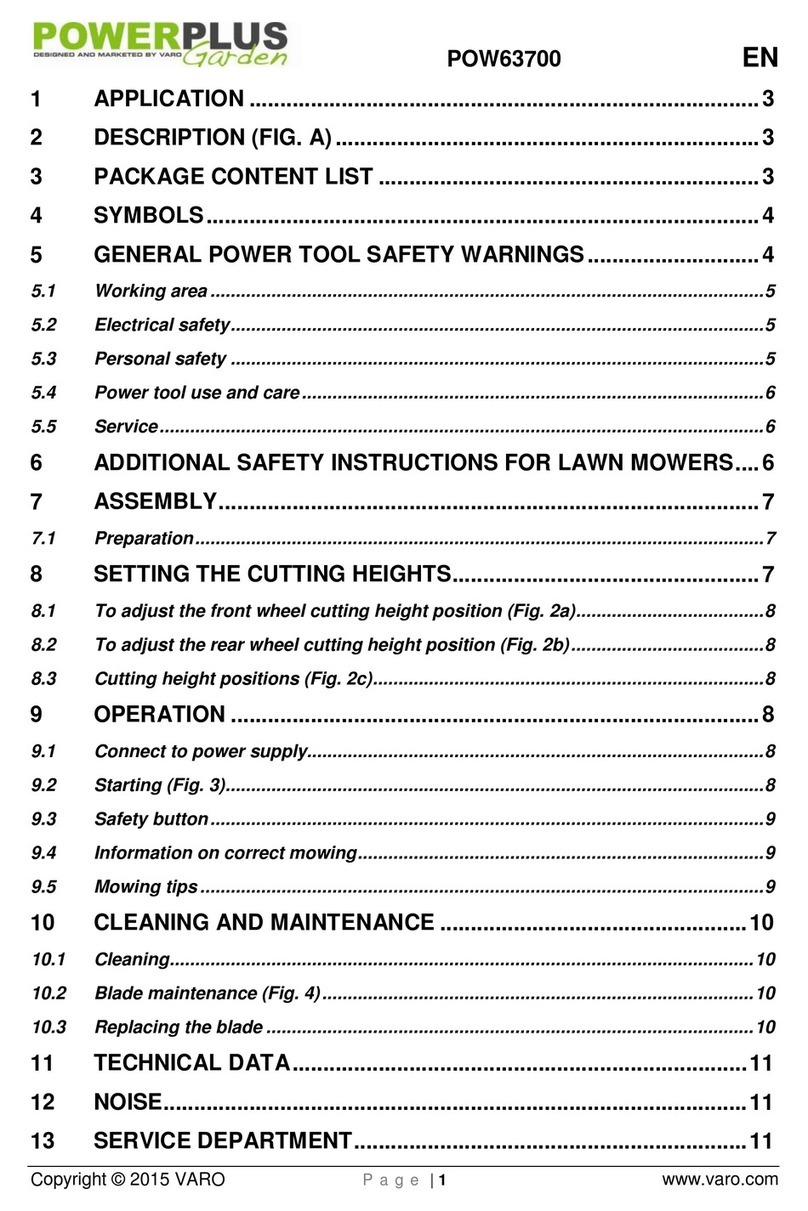 Powerplus POW63700 user manual