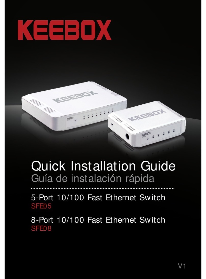 Keebox SFE05 Quick installation guide