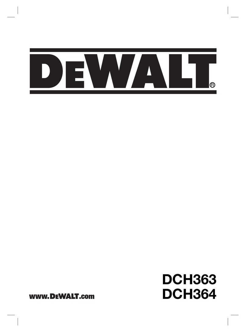 DeWalt DCH363 User manual DeWalt DCH363 User manual