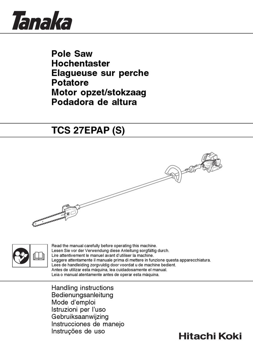Tanaka TCS 27EPAP Handling instructions