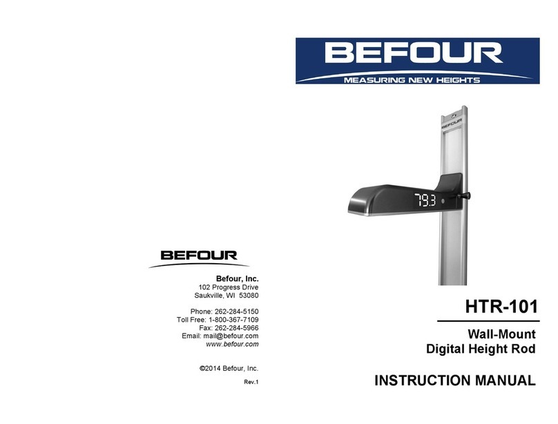 Befour HTR-101 instruction manual
