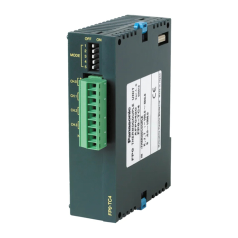 Panasonic FP0-TC4 User manual