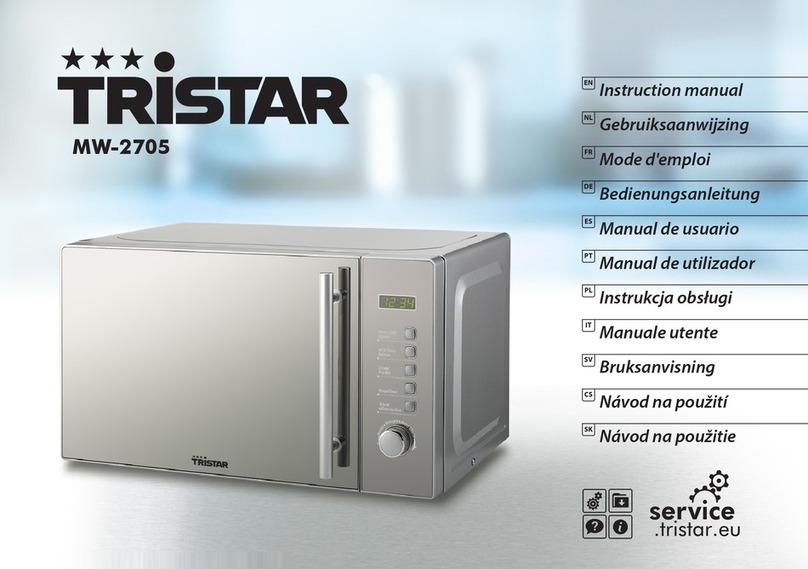 TriStar MW-2705 User manual