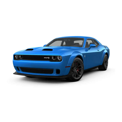 Dodge Challenger SRT Hellcat User manual