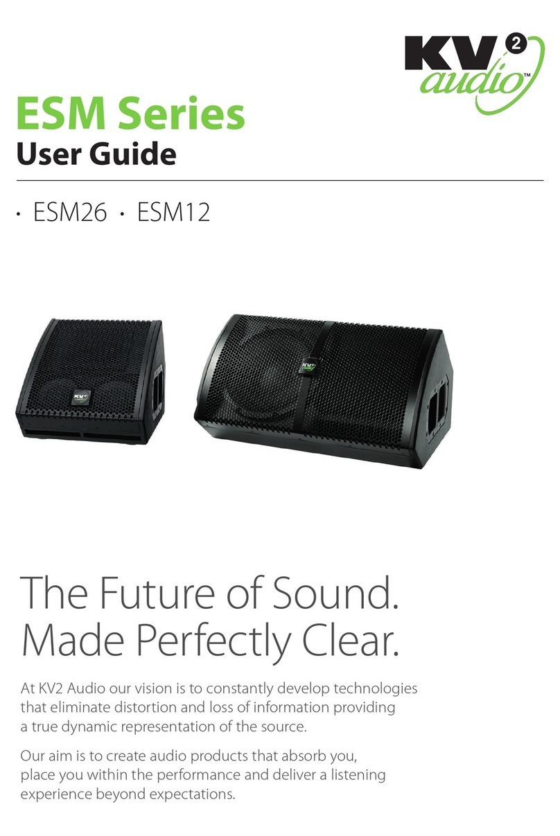 KV2 Audio ESM26 User manual