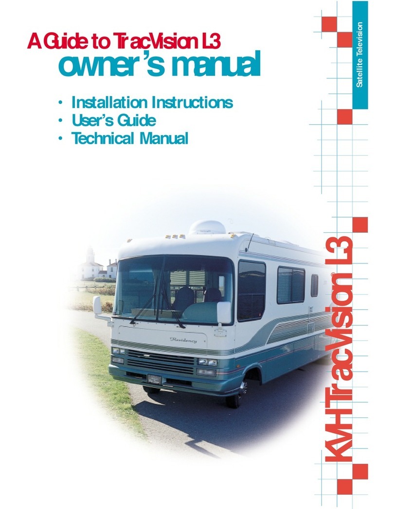 KVH Industries TracVision L3 User manual