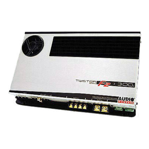 Audiosystem F2 130 user manual