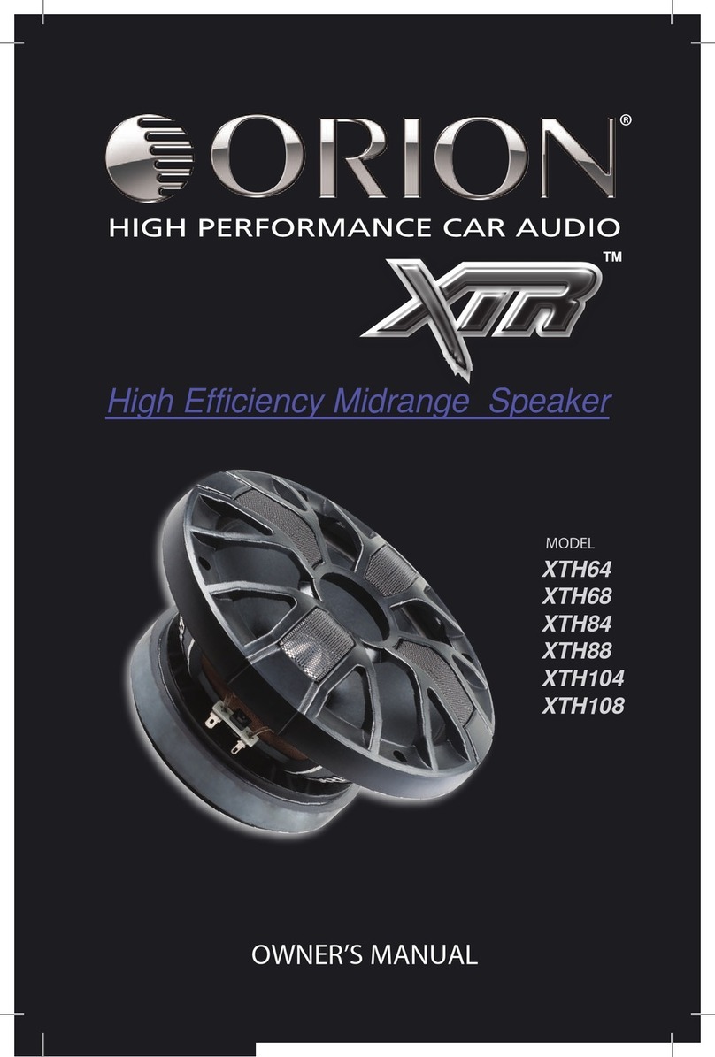Orion XTH64 owner's manual