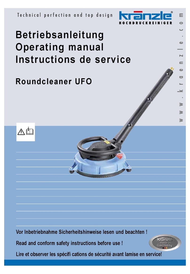 Kranzle Roundcleaner UFO operating manual