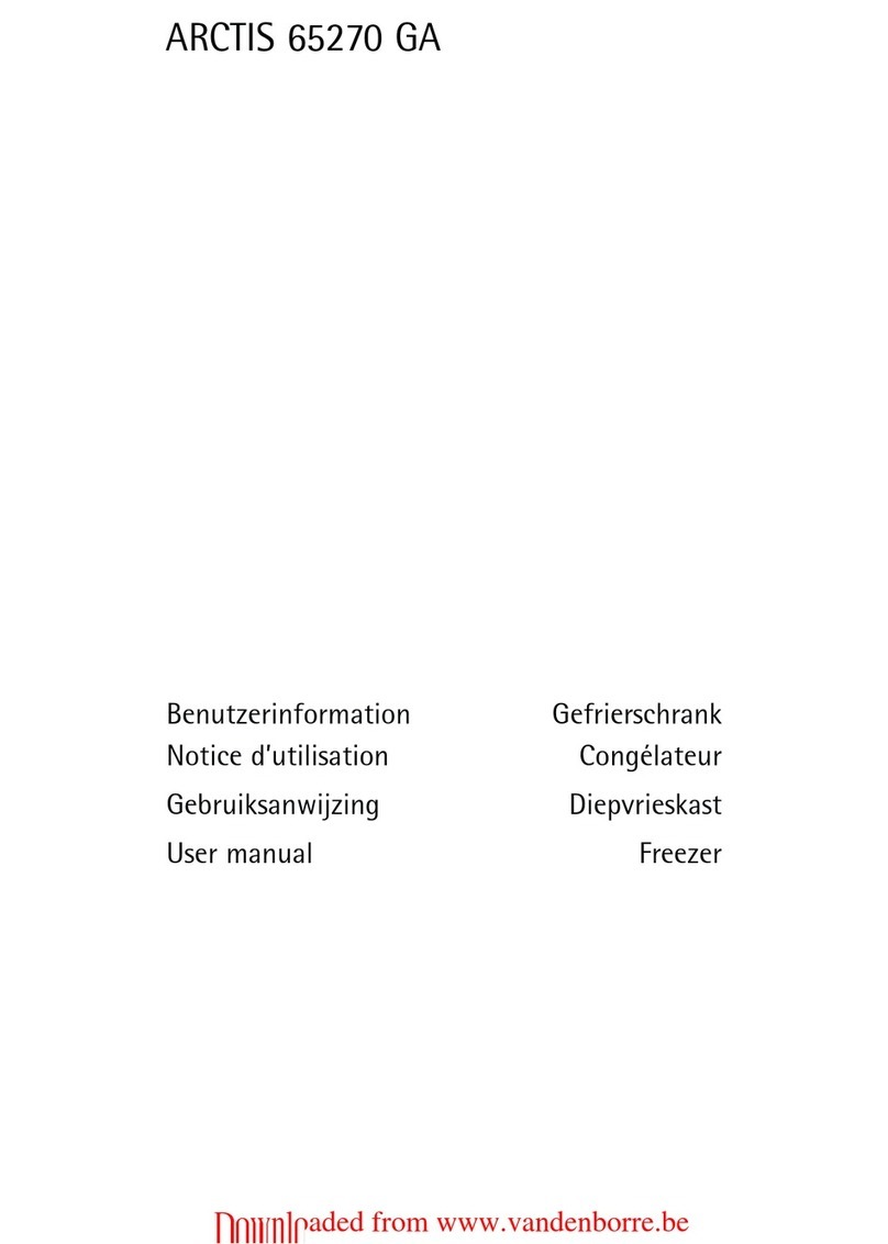 Electrolux ARCTIS 65270 GA User manual