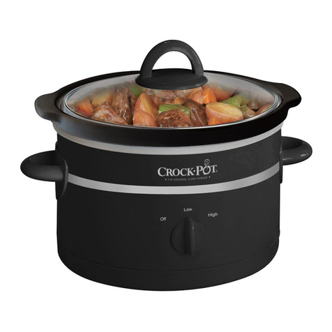 Sunbeam Crock-Pot SCCPQK5025B instruction manual
