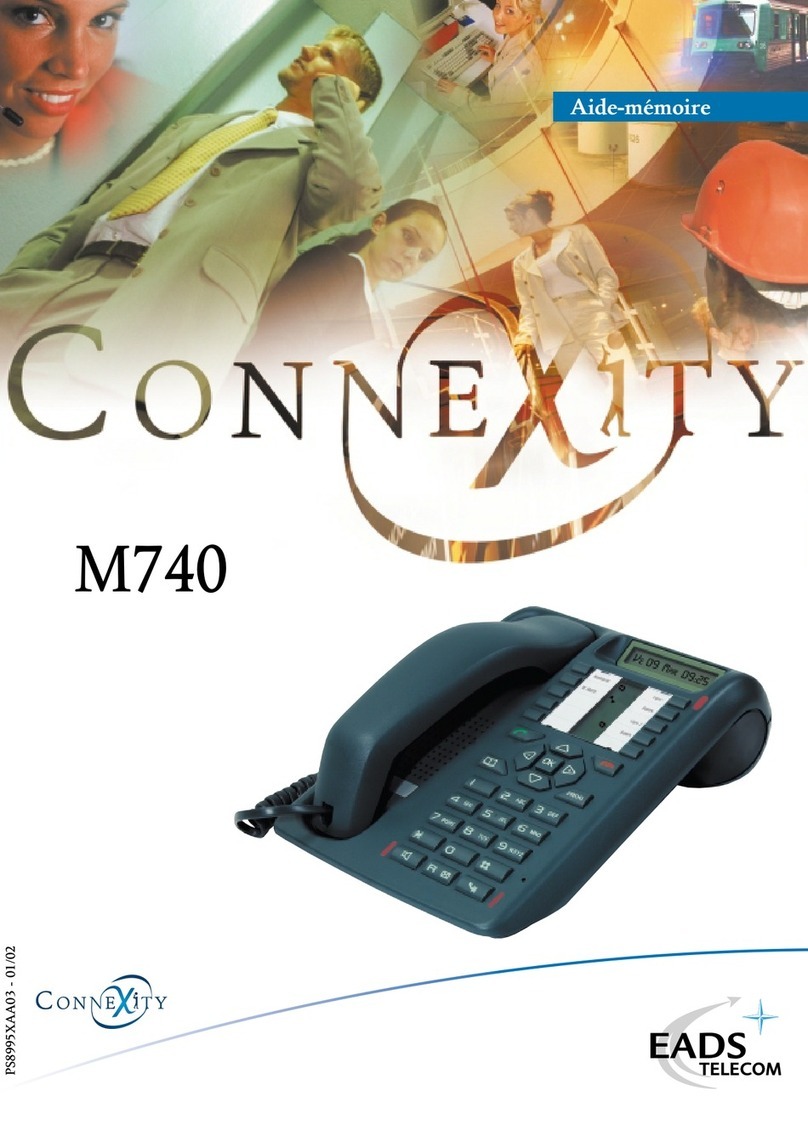 Connexity M740 Quick reference guide