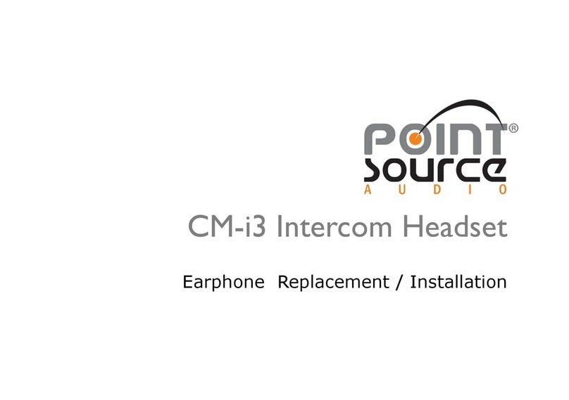 Point Source Audio CM-i3 Use and care manual