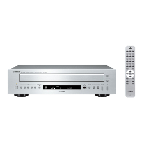 Yamaha CD-C600 User manual