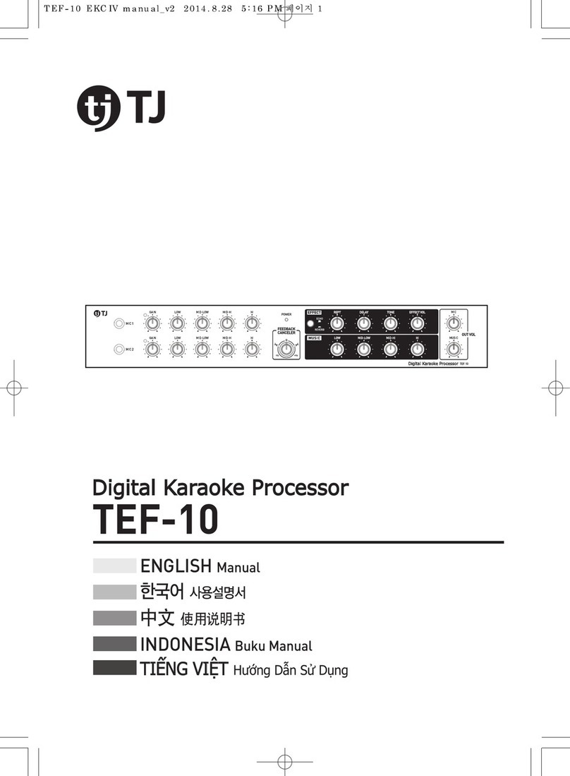 TJ TEF-10 user manual