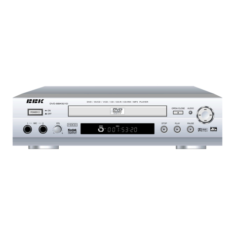 BBK BBK921D User manual