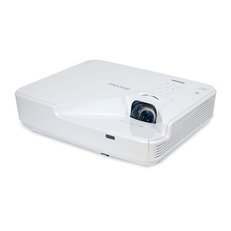 Ricoh PJ LX3000ST User manual