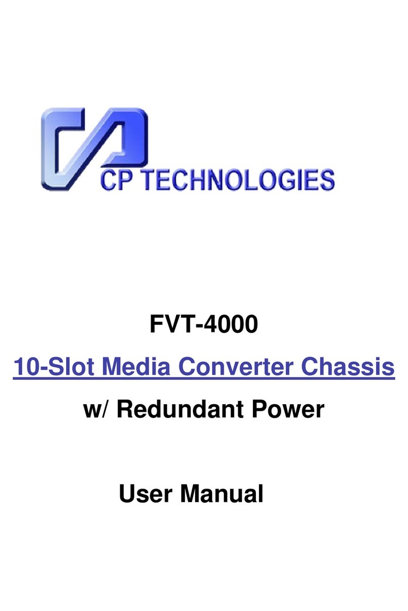 CP TECHNOLOGIES FVT-4000 User manual