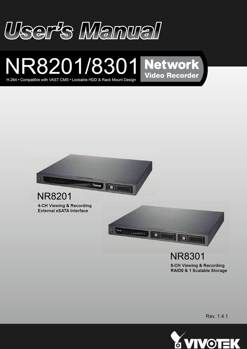 Vivotek NR8201 User manual