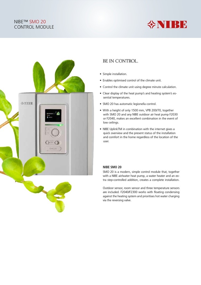 Nibe SMO 20 User manual
