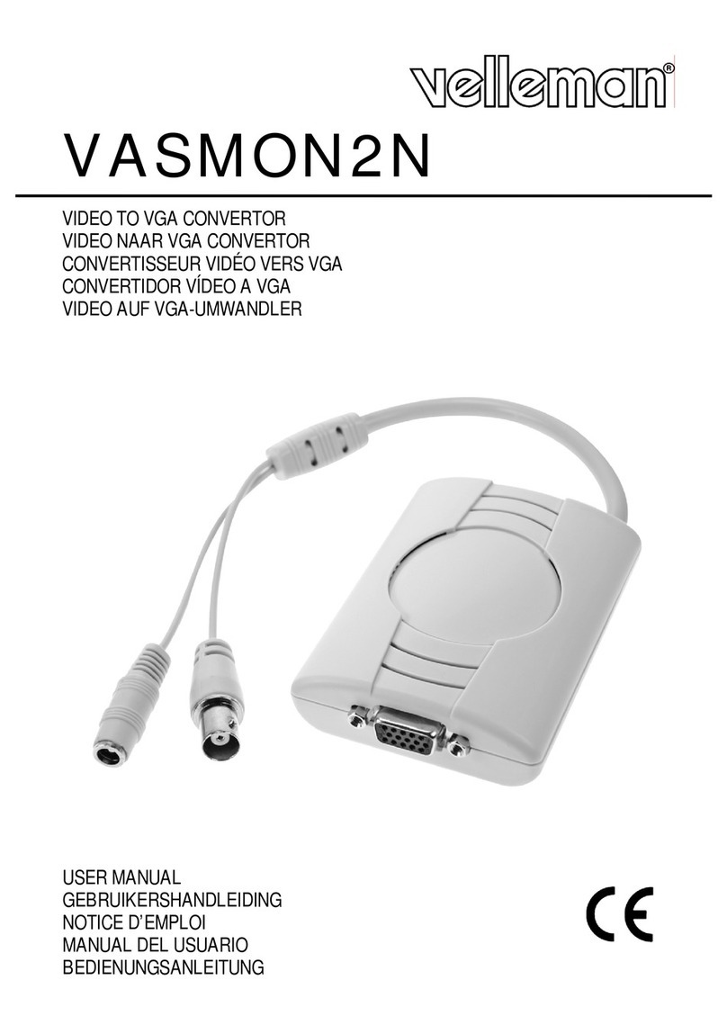 Velleman VASMON2N user manual