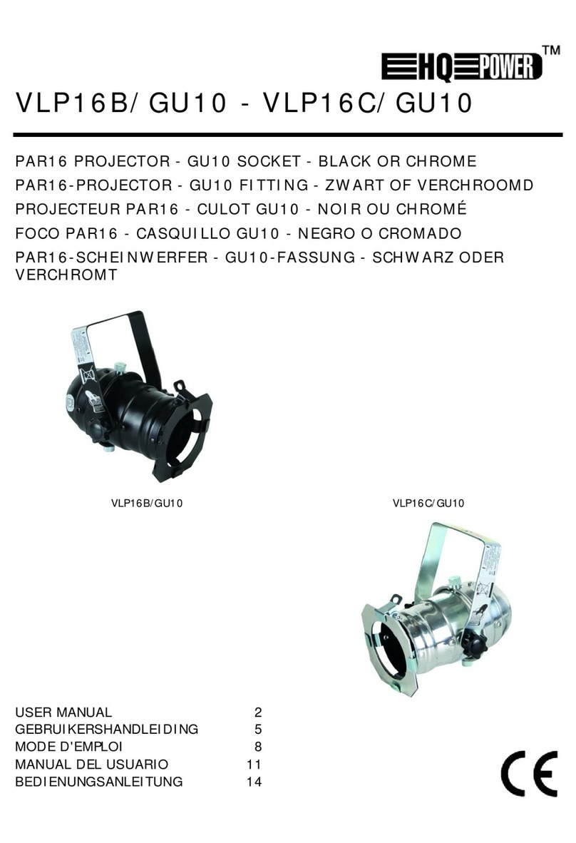 HQ Power VLP16B/GU10 User manual