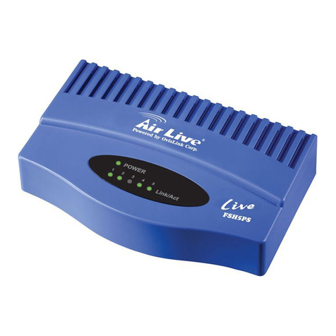 AirLive Live-FSH5PS User manual AirLive Live-FSH5PS User manual